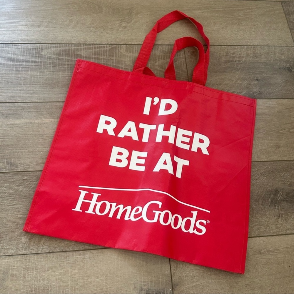 Homegoods TJMaxx Marshalls Viral l'd Rather Be at Homegoods Tote Bag NWOT